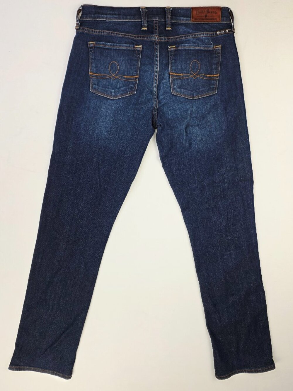 Lucky Brand Sofia Straight 29X33 Womens Size 8/29 Regular Blue Denim Logo Jeans